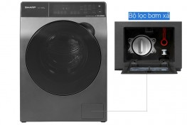 Máy giặt Sharp Inverter 8.5 Kg ES-FK852EV-W
