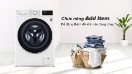 Máy giặt LG Inverter 10 kg FV1410S5W Mới 2021