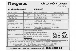Máy lọc nước RO hydrogen ion kiềm Kangaroo KG100EO 7 lõi