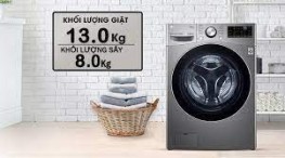 Máy giặt sấy LG Inverter 13 kg FV1413H3BA lồng ngang