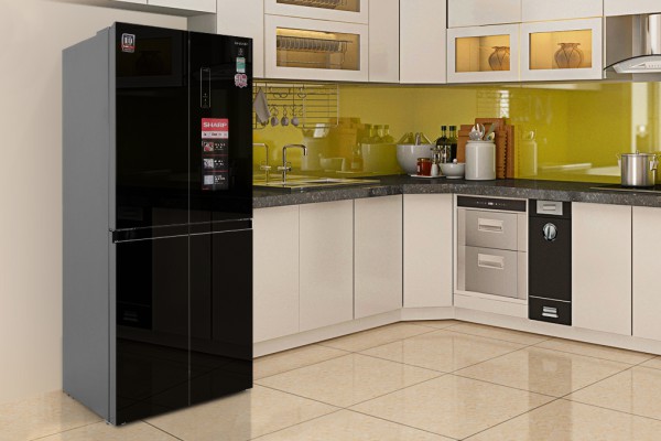 Tủ lạnh Sharp Inverter 401 lít SJ-FXP480VG-BK Mới 2020