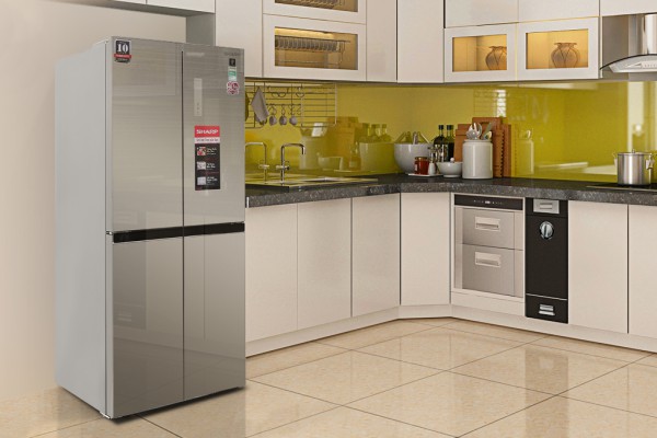 Tủ lạnh Sharp Inverter 401 lít SJ-FXP480VG-CH Mới 2020
